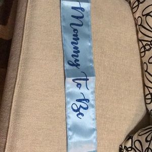 Mommy to be sash